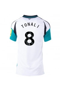 Newcastle United Sandro Tonali #8 Voetbaltruitje Uit tenue Dames 2024-25 Korte Mouw